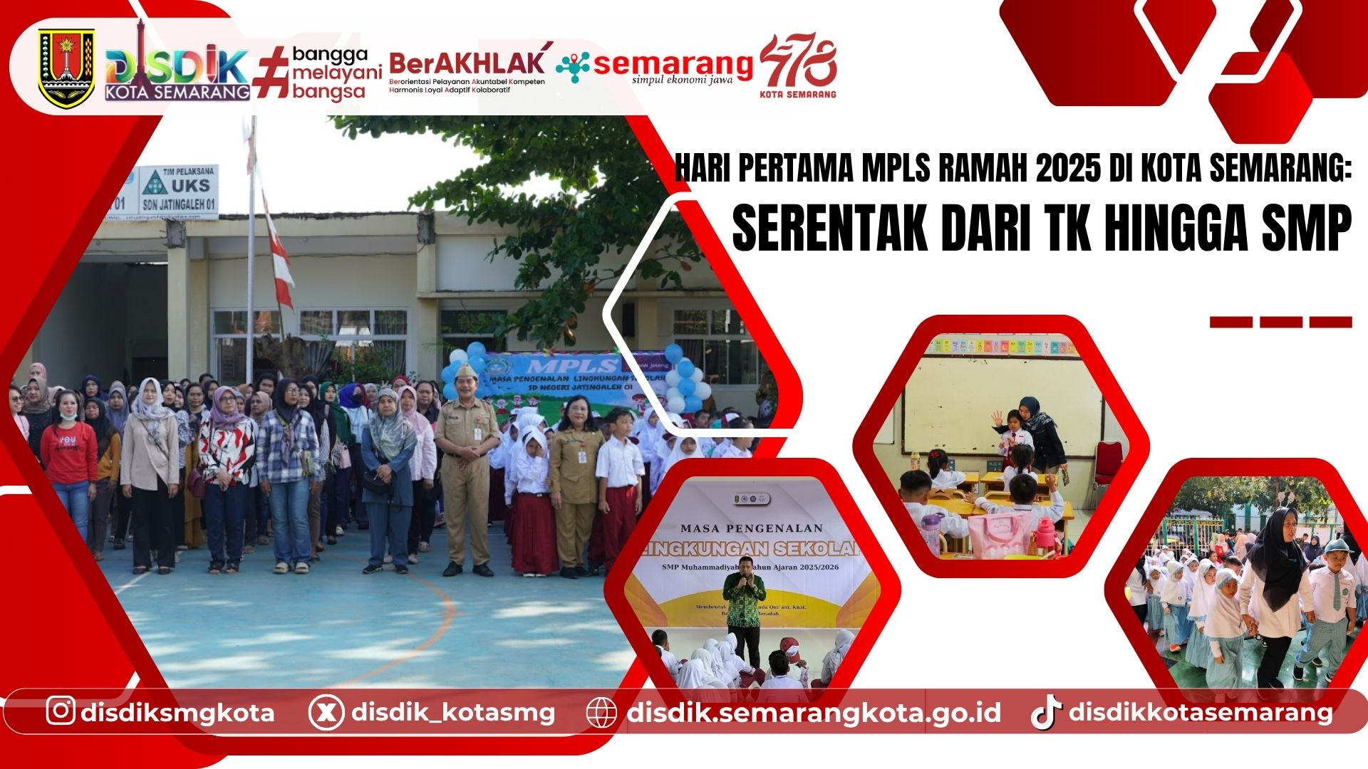 Hari Pertama MPLS Ramah 2025 di Kota Semarang: Serentak dari TK hingga SMP